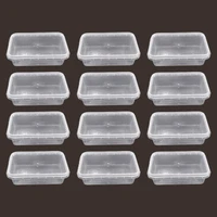 ظرف نگهدارنده مدل فریزری و مایکروویوی پلمپ شونده کد 400cc بسته 12 عددی