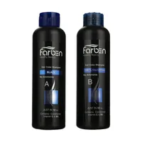 شامپو رنگ مو فاربن شماره 1.0 حجم 150 میلی لیتر رنگ مشکی مجموعه 2 عددی