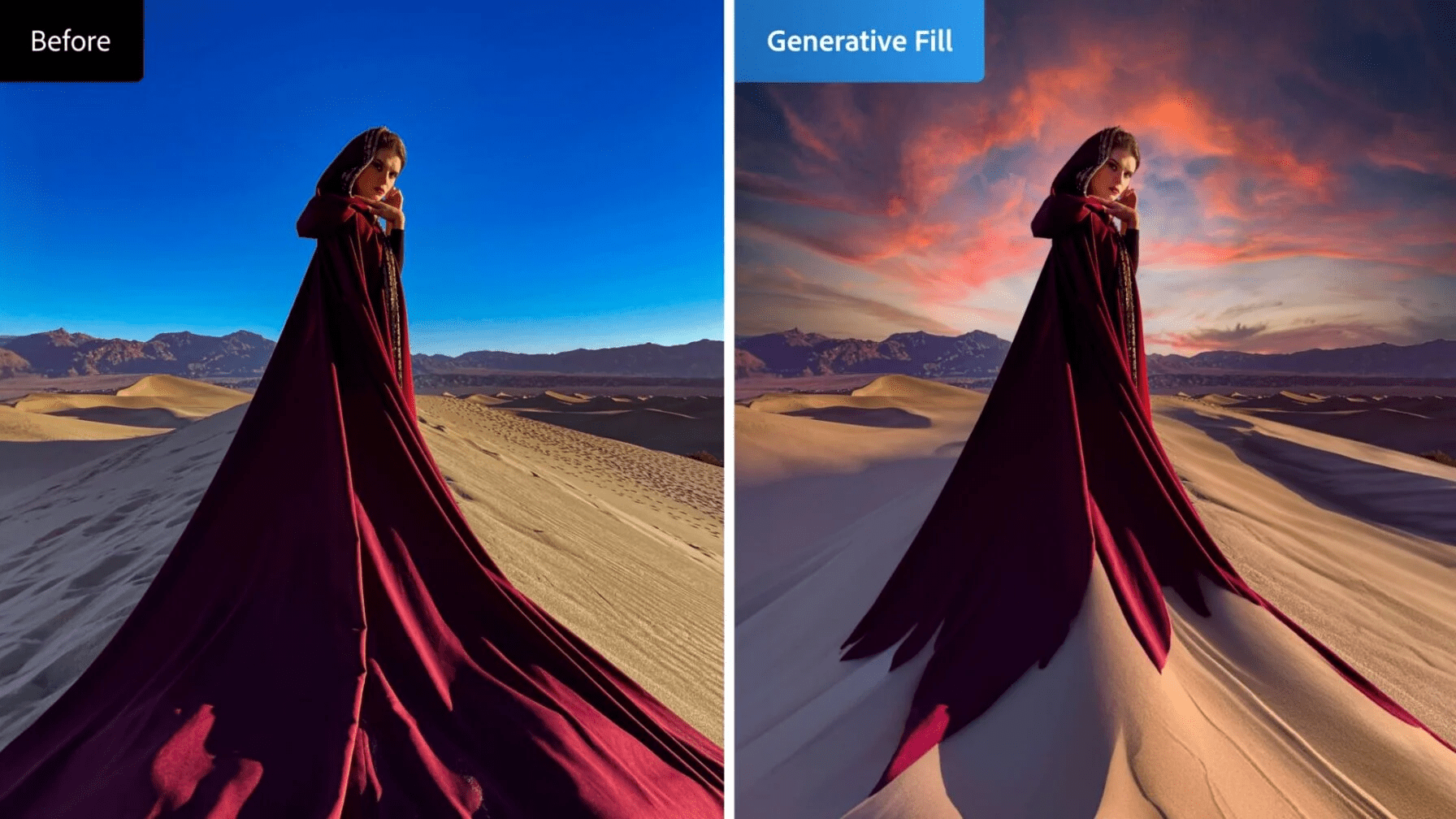 Generative Fill در ادوبی فایرفلای