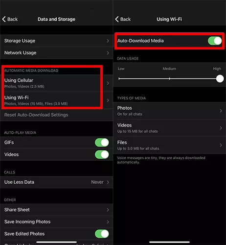 چگونه دانلود خودکار تلگرام را ببندیم در آیفون؟