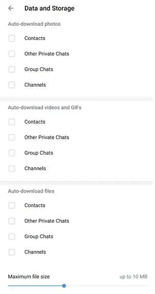 چگونه دانلود خودکار تلگرام وب تلگرام ویندوز را ببندیم؟