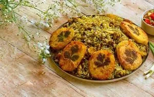 طرز تهیه‌ی پلو شوشتری با گوشت چرخ‌کرده