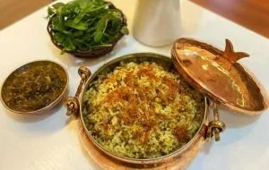 طرز تهیه‌ی ماش پلو با گوشت چرخ‌کرده