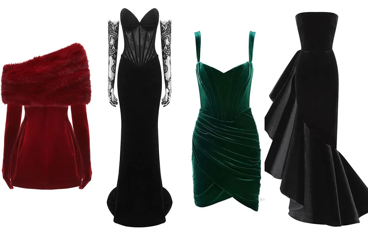 مدل لباس مجلسی دخترانه برای تالار مخمل