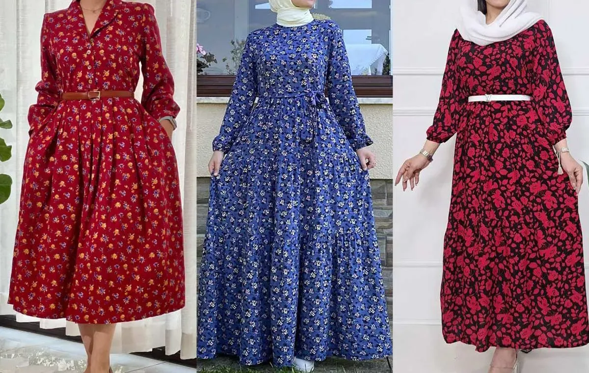 پیراهن کمربنددار زنانه