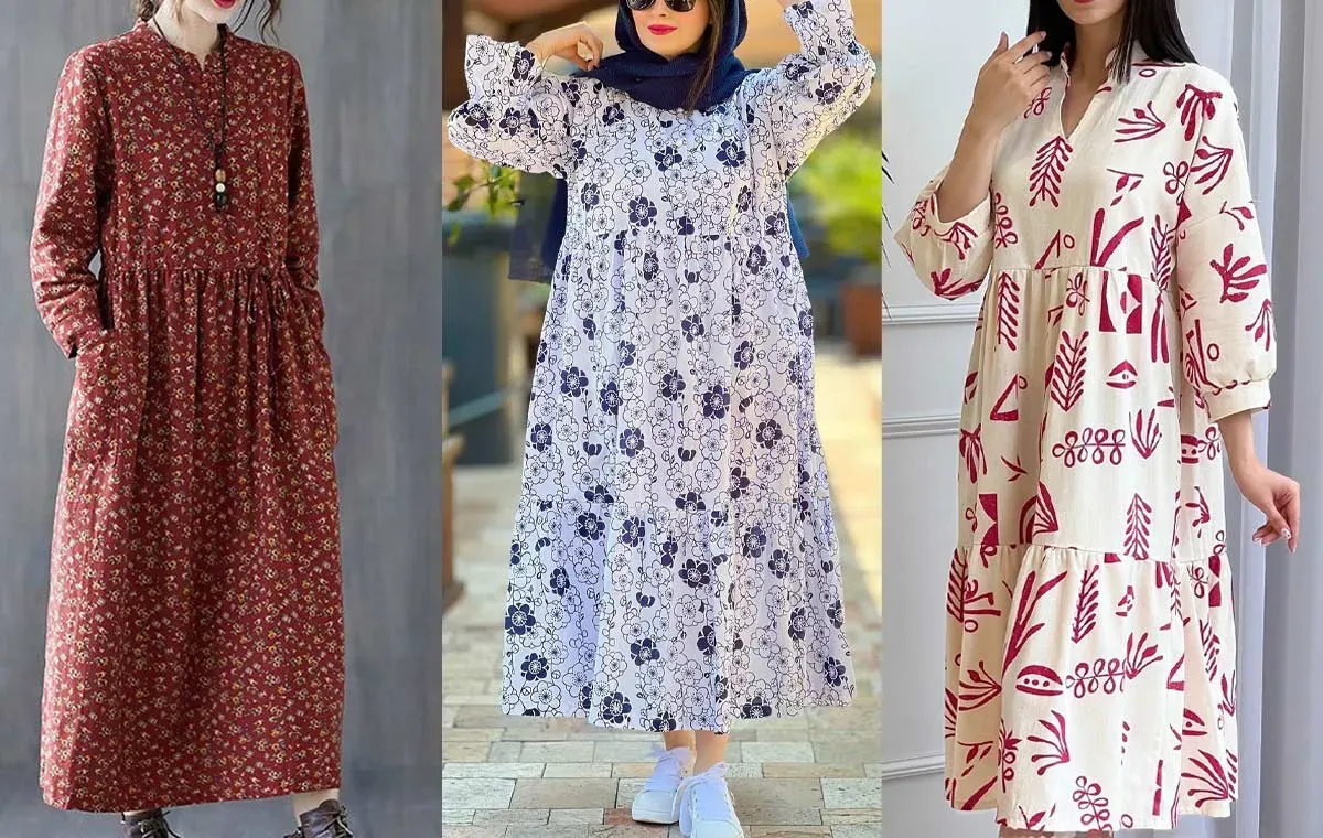 مدل پیراهن تابستانی لینن