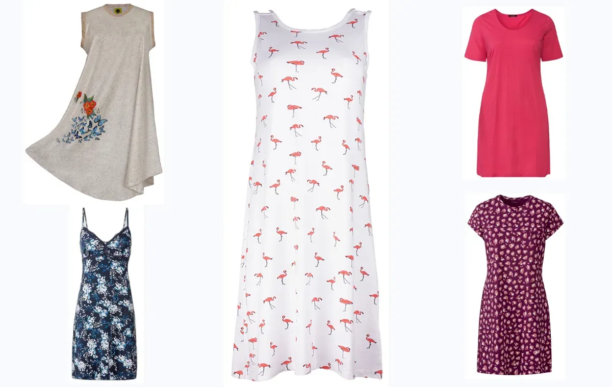 مدل پیراهن تابستانی نخی خانگی