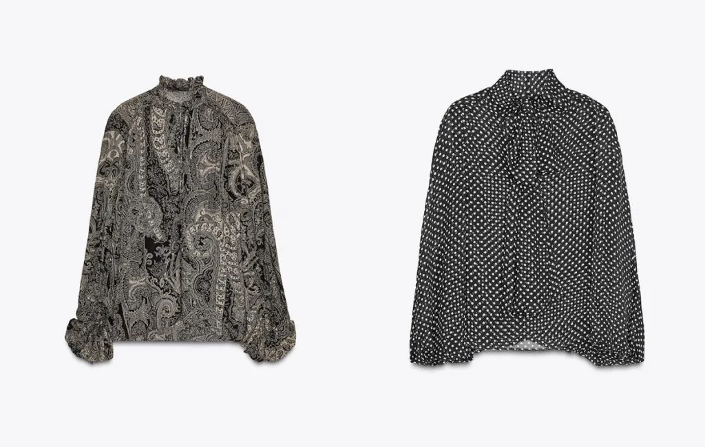 شومیز مشکی دخترانه مجلسی حریر 1404