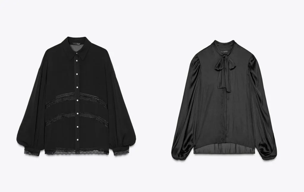 شومیز مشکی دخترانه مجلسی