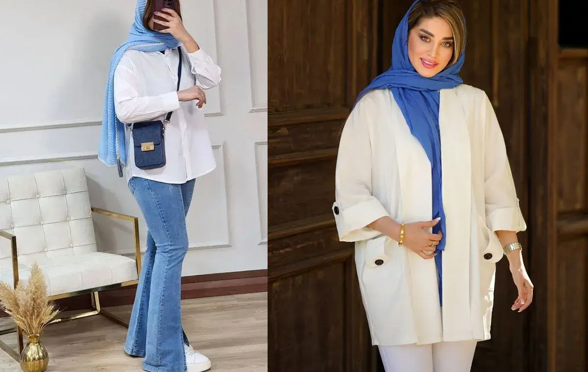 استایل با مانتو لینن سفید برای روزهای گرم
