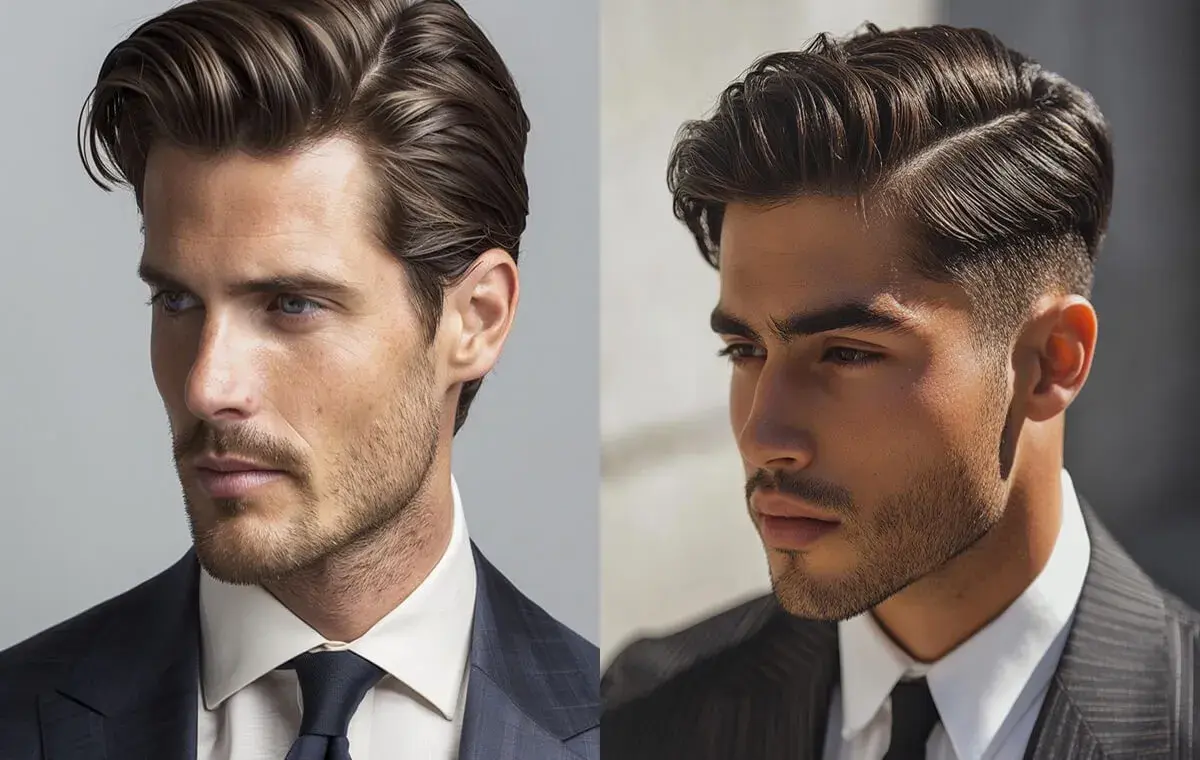 مدل مو مردانه ساید پارت (Side Part)