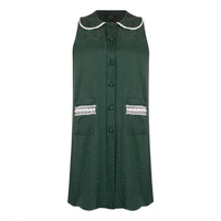 سارافون زنانه مدل یقه مرواریدی