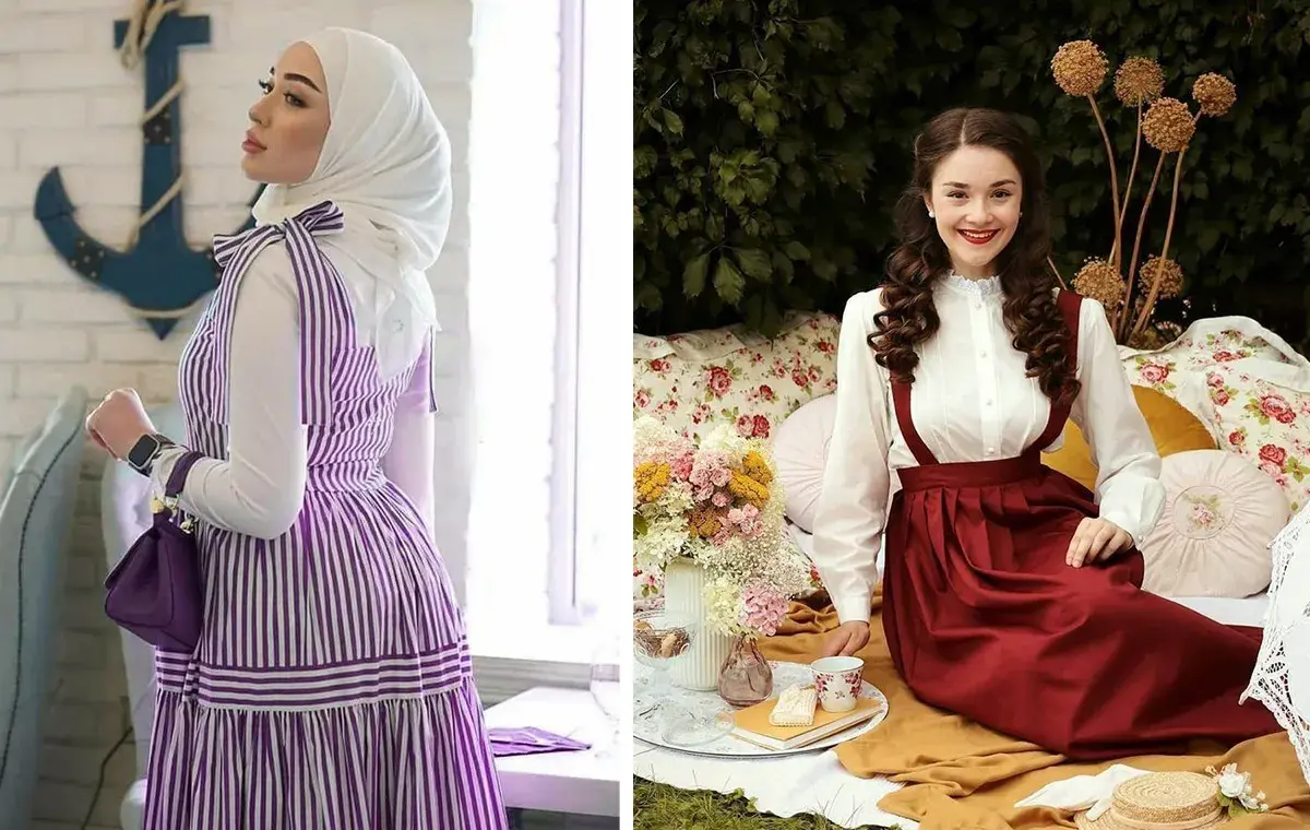 مدل سارافون نخی تابستانی