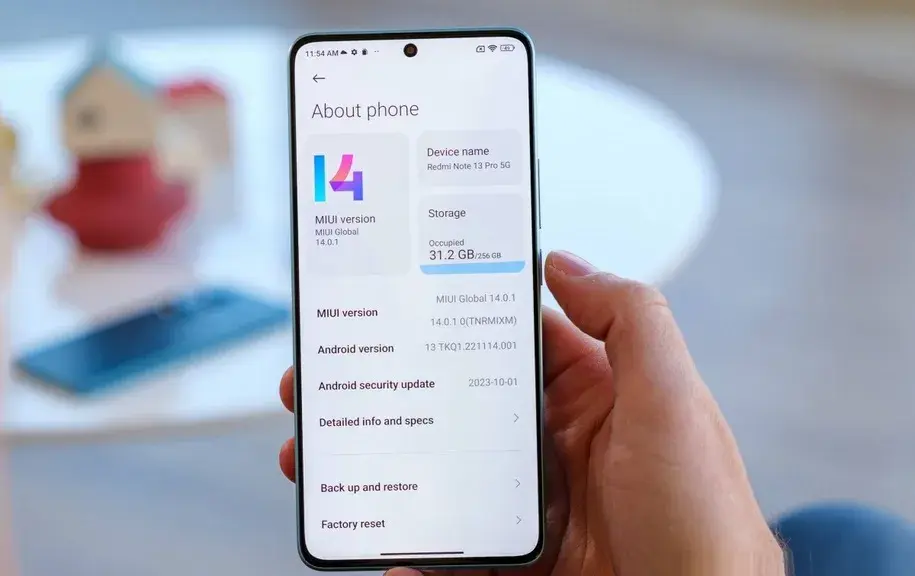 اندروید 14 رابط MIUI 14