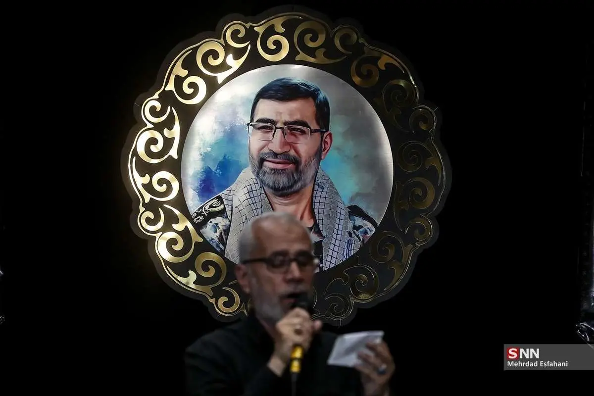 تصاویر؛ مراسم بزرگداشت فرمانده موشکی هوافضای سپاه