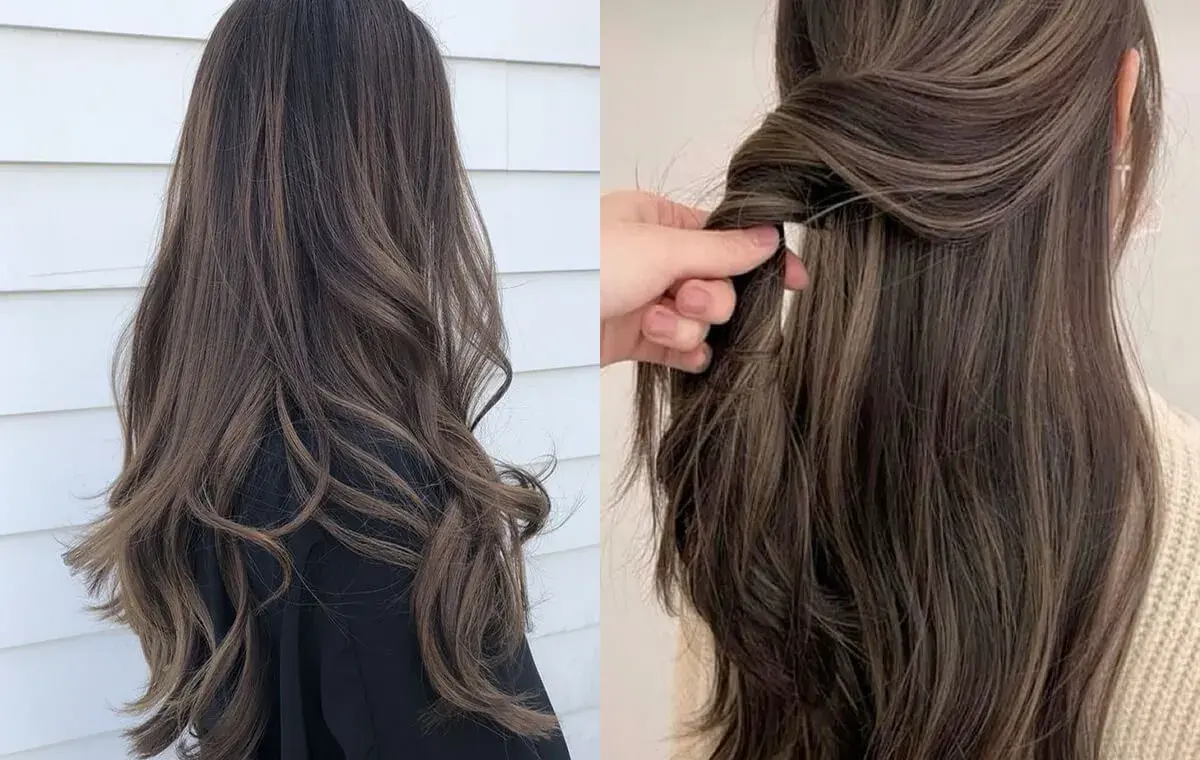 رنگ مو موکا دودی