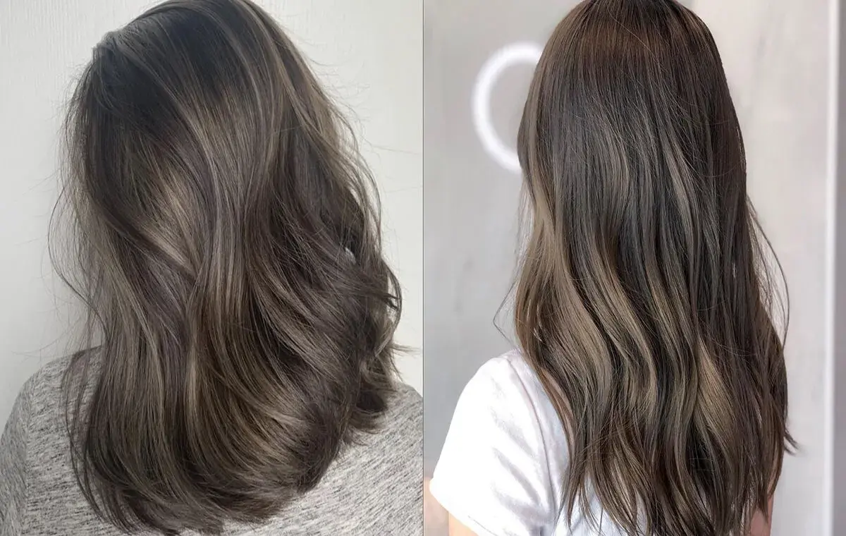 رنگ مو موکا زیتونی