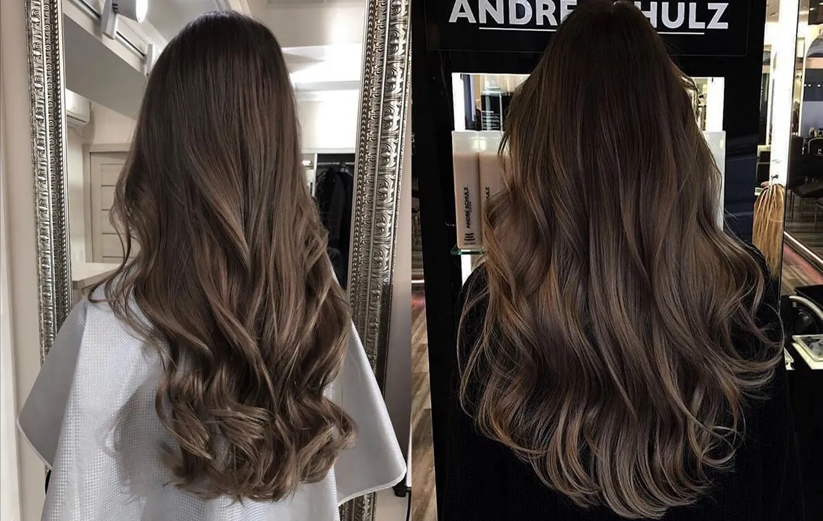 رنگ مو موکا سرد