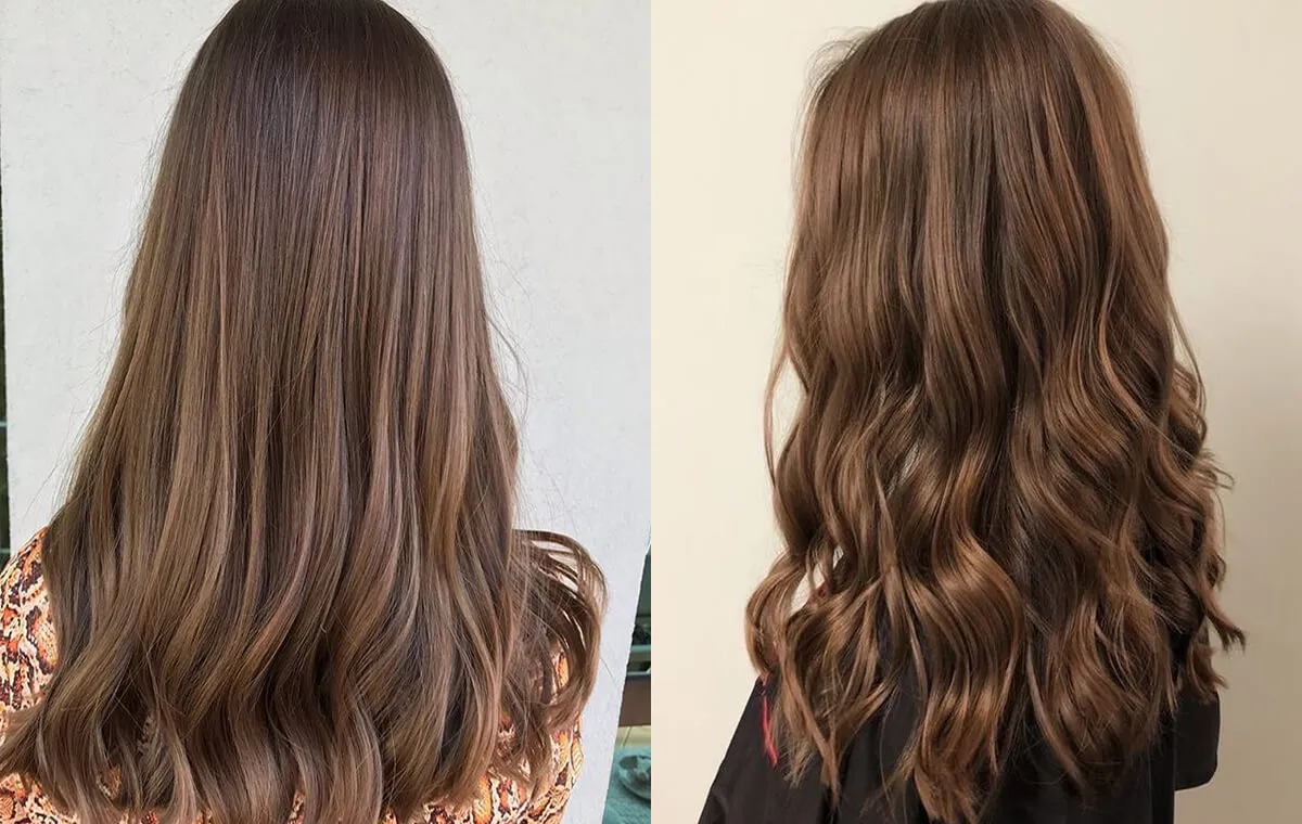 رنگ مو موکا عسلی