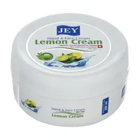 کرم مرطوب‌کننده دست و صورت جی، مدل لیمو، مناسب انواع پوست، با عصاره طبیعی لیمو، حاوی گلیسرین، موم زنبور عسل و روغن بادام، شاداب‌کننده پوست، حجم 200 میلی‌لیتر