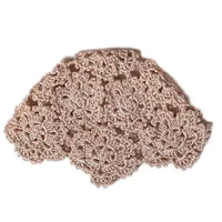 کلاه دست دوز زنانه مدل مکرومه طرح گل 