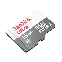 کارت حافظه micro SD سن دیسک مدل ULTRA استاندارد UHS-I سرعت 80MBps ظرفیت 16 گیگابایت