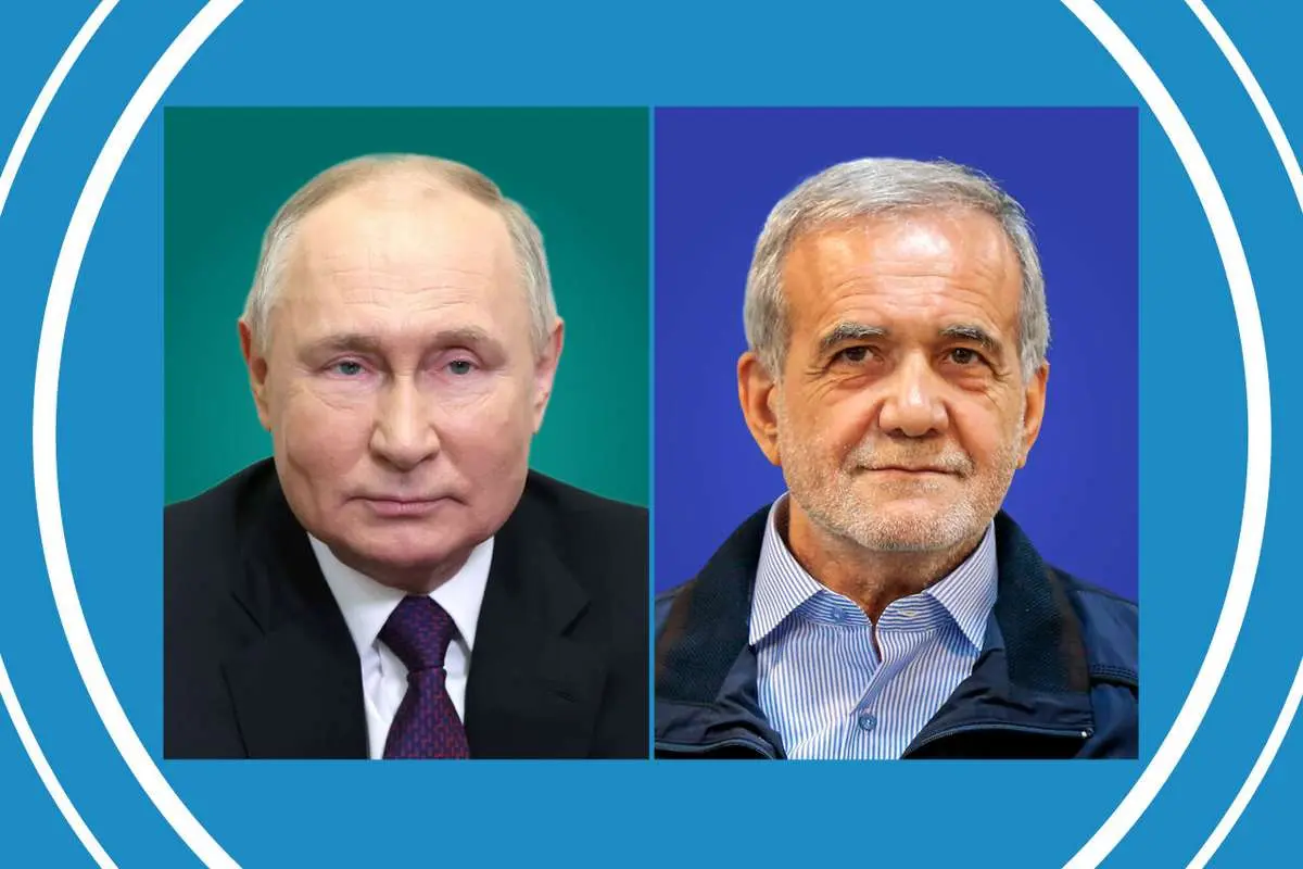 پوتین و پزشکیان تلفنی گفتگو کردند؛ وعده دیدار در چین 