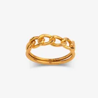 انگشتر طلا 18 عیار زنانه با طرح کارتیه مایا ماهک مدل MR0258 سایز 54