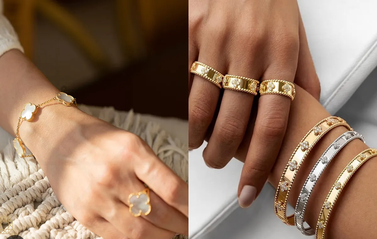 ست دستبند و انگشتر ونکیلف