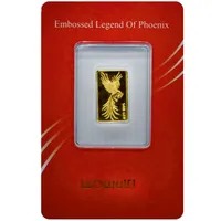 شمش طلا 24 عیار ایران‌شمش مدل سیمرغ کد 1000