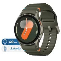 ساعت هوشمند سامسونگ مدل Galaxy Watch 7 40mm دارای قابلیت های کنترل موسیقی (Music Player)، قابلیت مکالمه از طریق بلوتوث، قابلیت تغییر طرح ساعت یا تم، صفحه همیشه روشن (Always-on Display)، پشتیبانی از دستیار صوتی بند پلاستیک