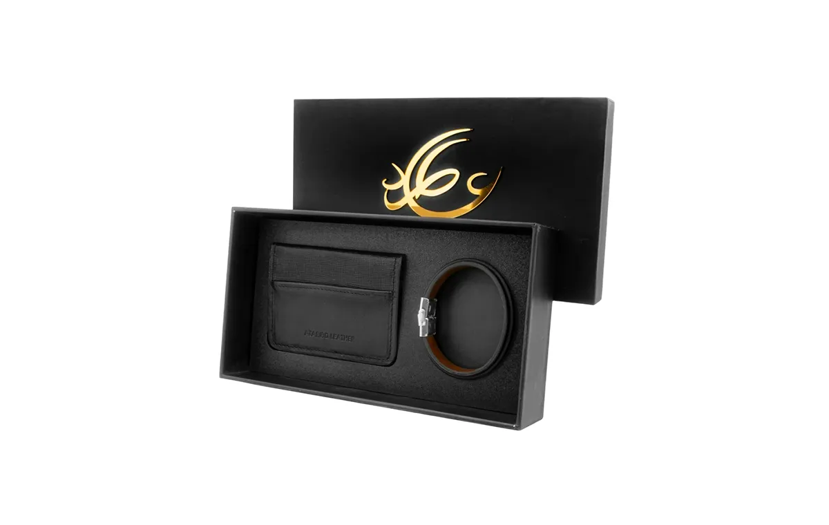 ست هدیه چرم عطارد مدل چرم طبیعی