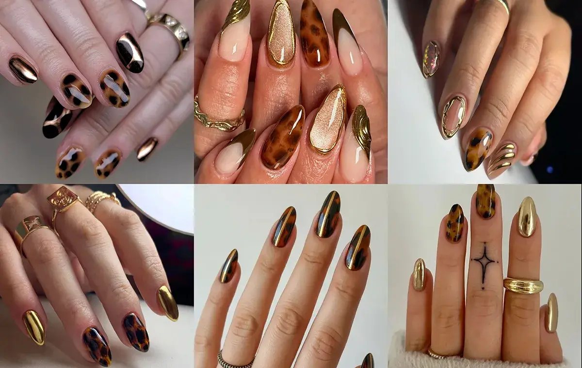 طرح ناخن پلنگی کروم