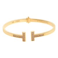 بنگل طلا 18 عیار زنانه راما گالری مدل B187