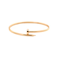 بنگل طلا 18 عیار زنانه الی گالری مدل میخ کارتیه