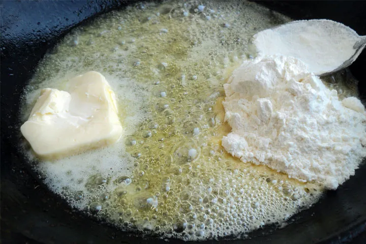 آب کردن کره و روِغن روی حرارت