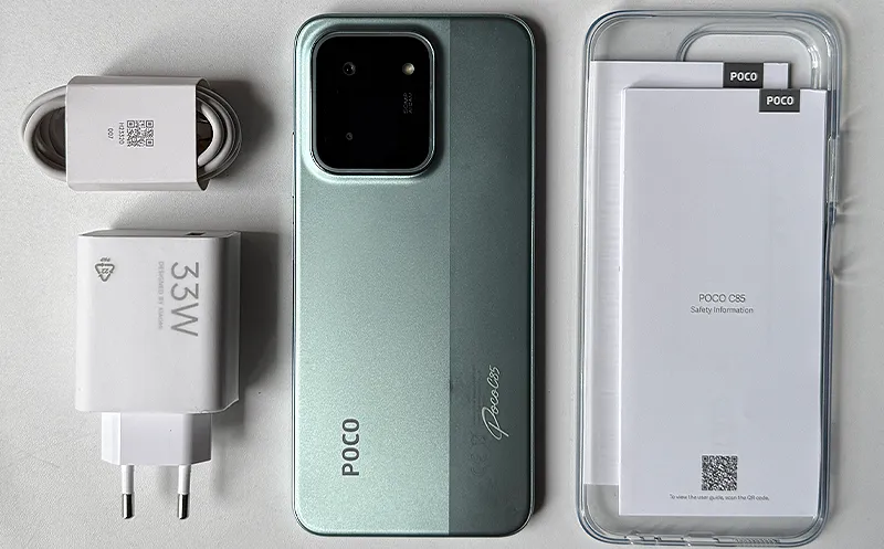 محتویات داخل جعبه Poco C85