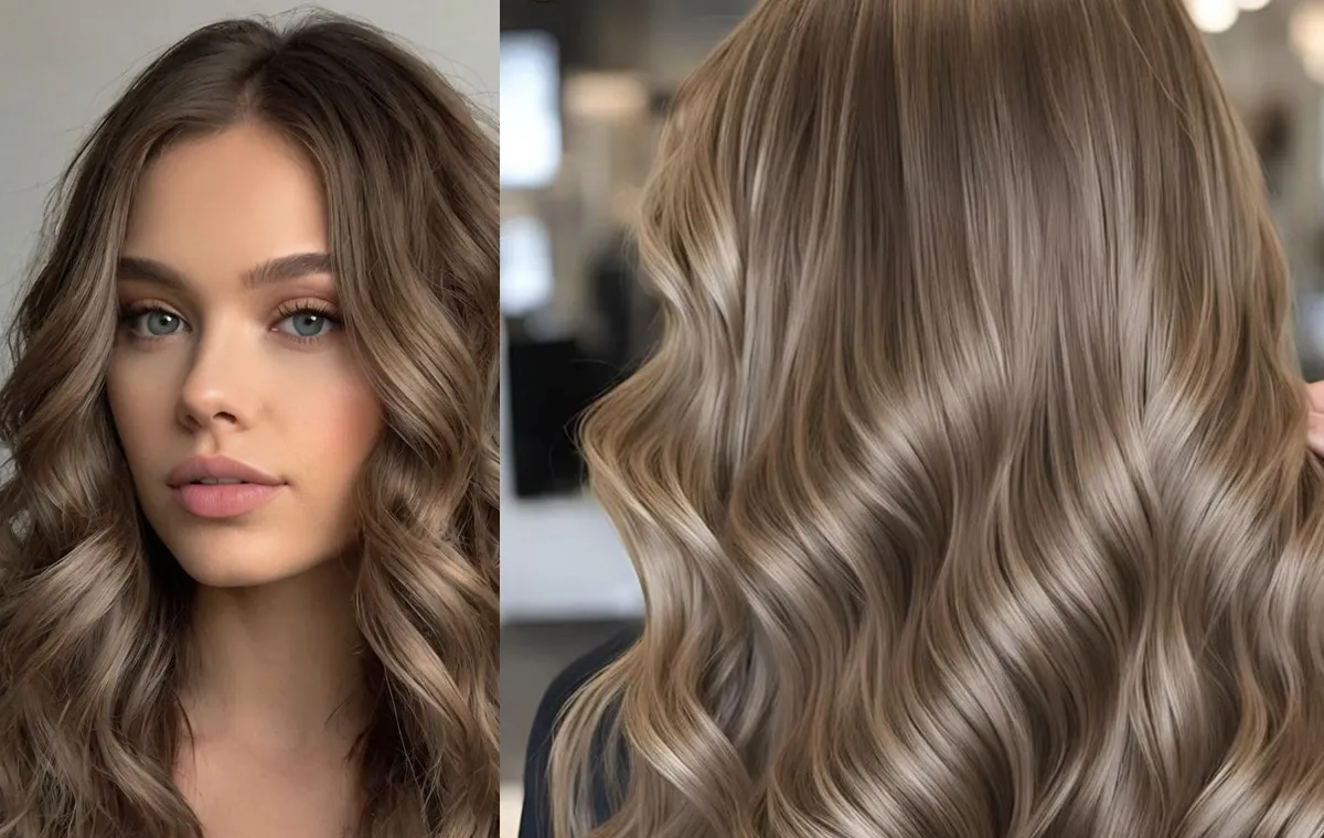 رنگ موی زیتونی یخی