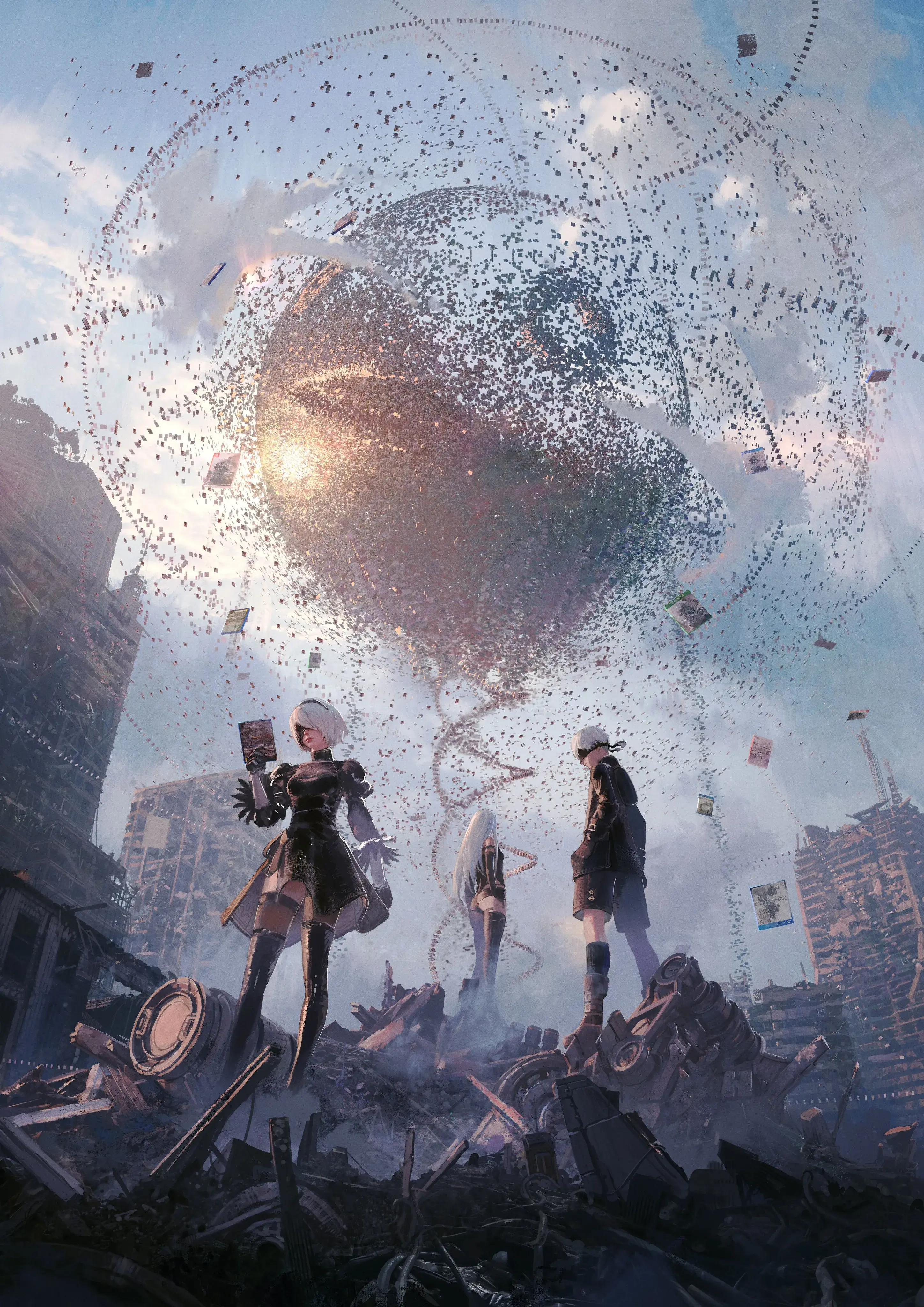 Nier Automata 10 Million Sales Artwork