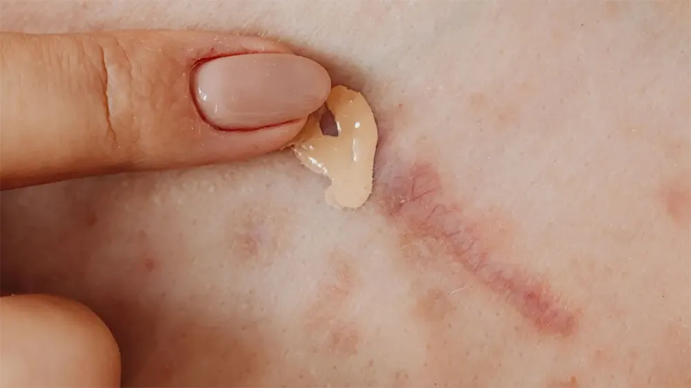 makeup on scars