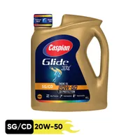 روغن موتور خودرو بنزینی کاسپین مدل 20W-50 SG حجم 4 لیتر 