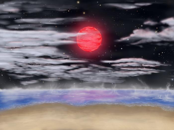 Low Res M dwarf deep red star Low Res M dwarf deep red star