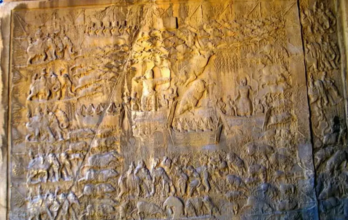 صحنه شکار گراز