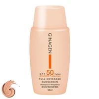 کرم ضدآفتاب ژیناژن سری dry to normal skin مدل 02، حجم 50 میلی‌لیتر