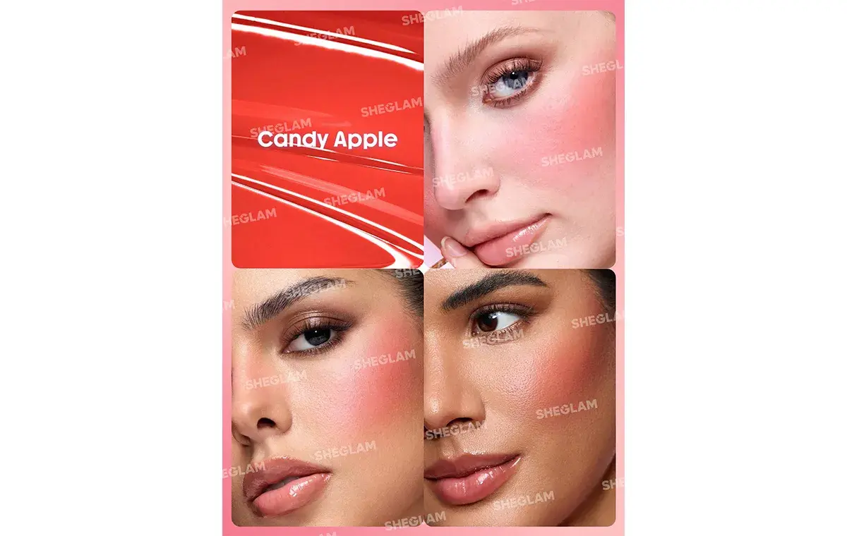 رژگونه مایع شیگلم رنگ Candy Apple