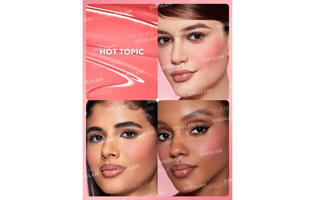 رژگونه مایع شیگلم رنگ Hot Topic