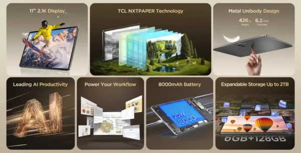 تبلت TCL Tab A1 NxtPaper