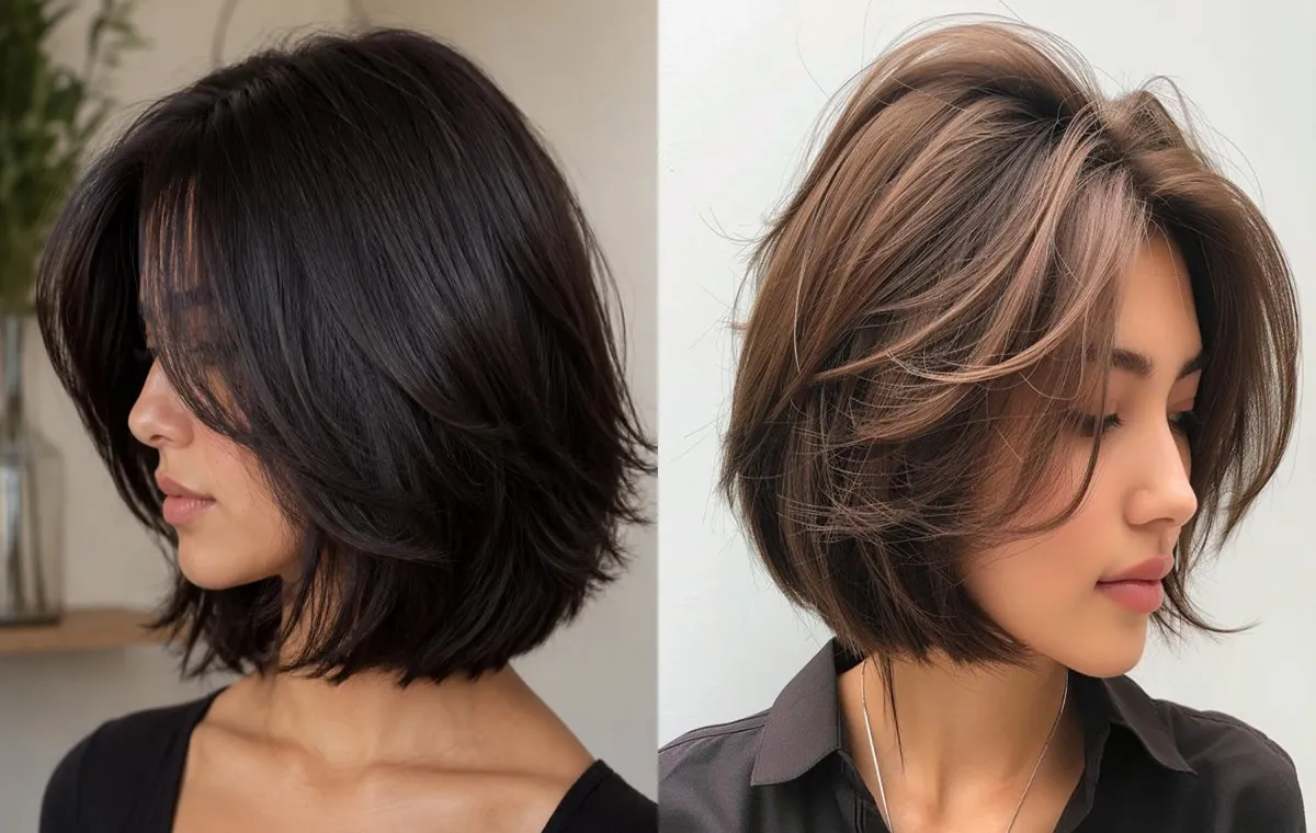 باب لایه‌دار (Layered Bob)